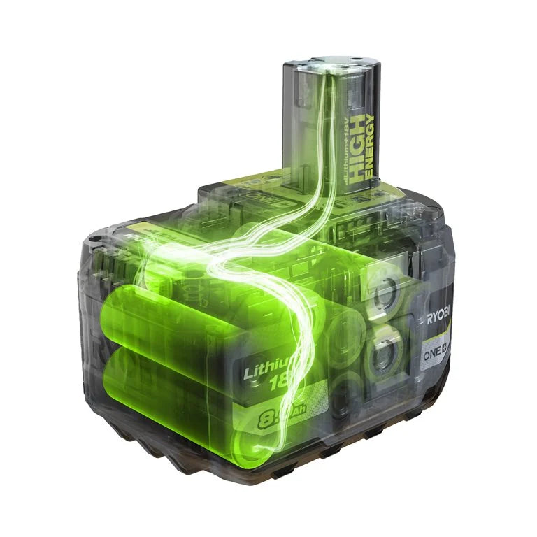 RYOBI - NOUVEAU* BATTERIE LITHIUM+ 18V ONE+™ - 8,0 AH HIGH ENERGY