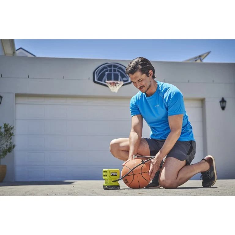 RYOBI - Gonfleur 18V ONE+™ (Batterie 1.5AH OFFERTE)