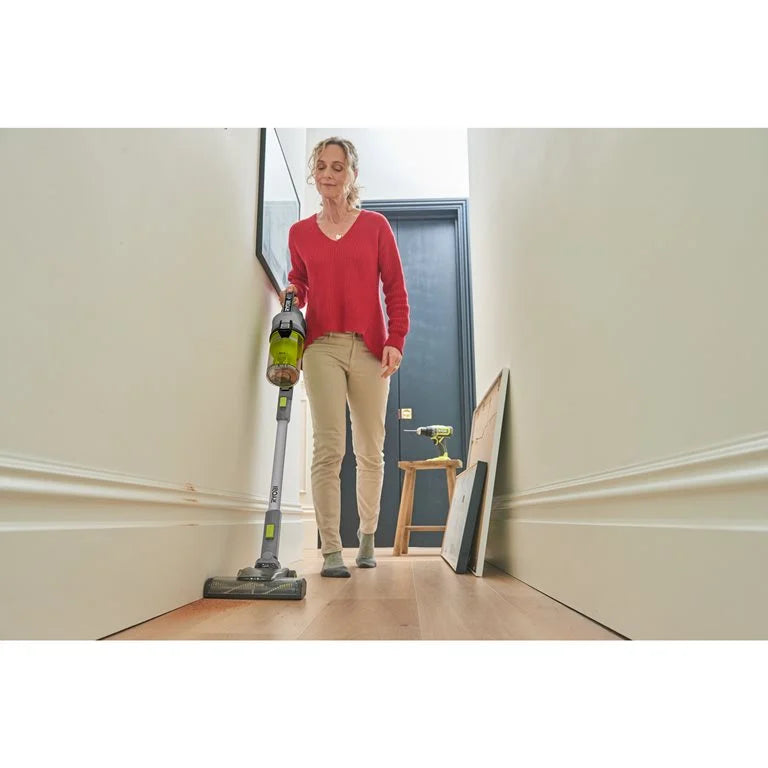 RYOBI - Aspirateur Balai 18V ONE+™ (1 Batterie 4,0 Ah)