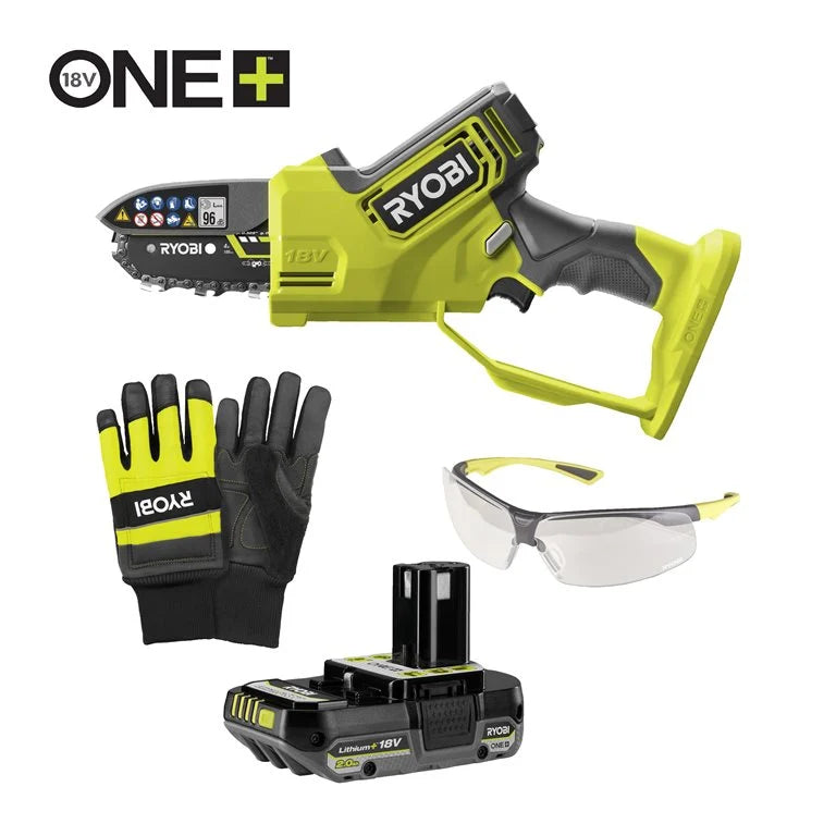 RYOBI - Élagueur à main Ryobi Brushless 18V ONE+ - 10 cm (1 x 2,0 Ah)